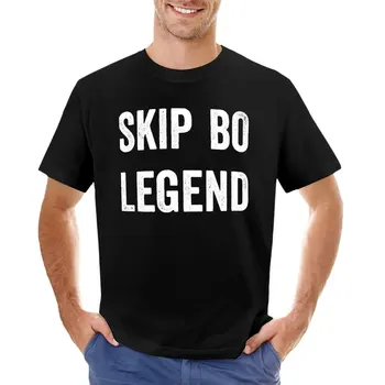 Skip Bo Legend, Лучшая карта Skip Bo, подарок игроку настольной игры, футболка, аниме-одежда, футболки больших размеров, мужские забавные футболки