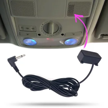 Автомобильный Аудиоклип Микрофон 3,5 мм Разъем Стерео Проводной Внешний Мини Микрофон Накладная Консоль для VW Golf Passat Tiguan Seat Skoda