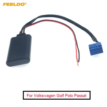 FEELDO Автомобильный Беспроводной модуль Bluetooth Радио Aux Кабель для Volkswagen Golf Polo Passat Музыка Аудио радио AUX Адаптер # CT6273