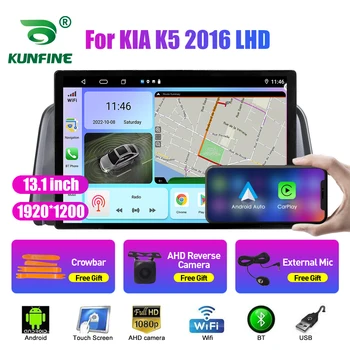 13,1-дюймовый Автомобильный Радиоприемник Для KIA K5 2016 LHD Автомобильный DVD GPS Навигация Стерео Carplay 2 Din Центральный Мультимедийный Android Auto