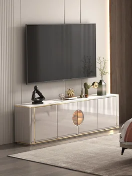 Роскошный ТВ-шкаф в спальне Современный, простой, ультратонкий, в высоком стиле ТВ-шкаф в главной спальне Шкафчики для хранения в комнате