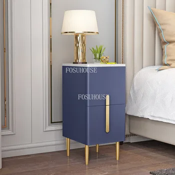 Современная мебель, минималистичная тумбочка для спальни в маленькой квартире, роскошный мини-шкафчик из массива дерева, ультраузкая прикроватная тумбочка