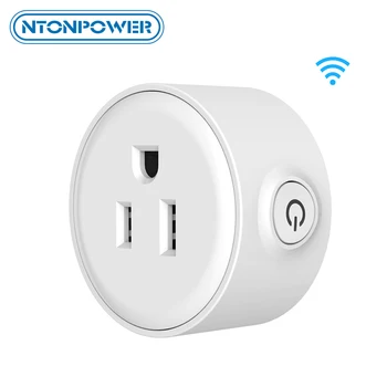 NTONPOWER WF Mini Smart Wifi Розетка US Plug Пульт дистанционного управления выключателем питания для электронной системы автоматизации умного дома
