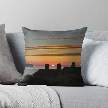 Подушка Sunrise Silhouette, наволочка, вышитый чехол для подушки, подушки для диванных наволочек, декоративные