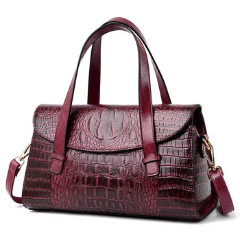 Роскошные сумки из крокодиловой кожи, женские сумки, дизайнерская винтажная сумка-тоут из крокодиловой кожи, женская сумка через плечо для женщин