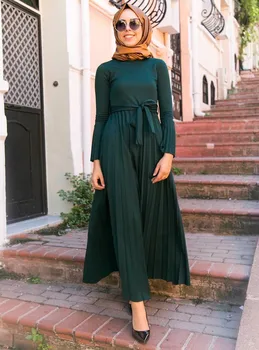 2023 Новое малайзийское платье для дня рождения с расклешенными рукавами для женщин Abaya, Дубай, Саудовская Аравия, модная плиссированная одежда, платье для девочек, Ближний Восток