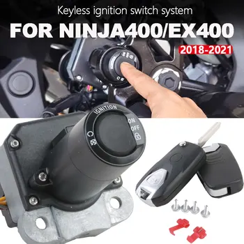 Переключатель Зажигания Мотоцикла Противоугонная Система Запуска Без Ключа для Kawasaki EX400 Ninja400 Ninja 400 Аксессуары 2018 2019 2020 2021