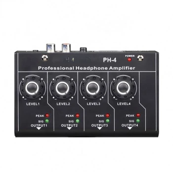Новое поступление PH4 с профессиональным стереофоническим выходом, портативная плата модуля усилителя мощности для наушников с 4 способами мониторинга