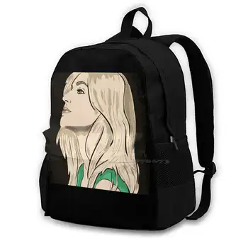 Школьная сумка Рюкзак большой емкости для ноутбука 15 дюймов Face Ferragnez Girls Womens Influencer