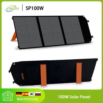 Комплект портативных гибких солнечных панелей 18 В 100 Вт В комплекте для дома, кемпинга, путешествий и зарядного устройства Со склада в ЕС Быстрая доставка