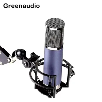 Профессиональный конденсаторный микрофон с большой диафрагмой GAM-F26 26 мм, Ударный микрофон для игр, записи пения, подкастов, жизни