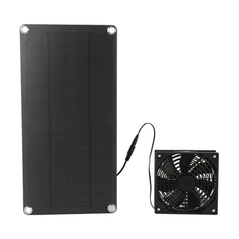 Комплект вентилятора на солнечной батарее Портативный вентилятор на солнечной энергии для курятника