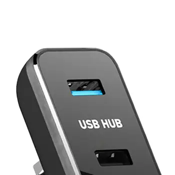 Автомобильный бардачок USB для передачи и зарядки 7 В постоянного тока Портативная прочная многопортовая док-станция USB для Tesla Model 3 Model Y