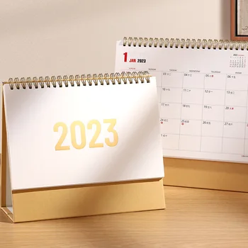 Тайваньский Календарь на 2023 год Из Новой Крафт-бумаги Креативное Украшение рабочего Стола Офисный Календарь на 2023 год Литературная И Художественная простота в стиле Ins