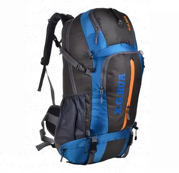 Нейлон Водонепроницаемый 50Л Большой емкости Походные рюкзаки для путешествий, Альпинизм, кемпинг, Двойная сумка через плечо