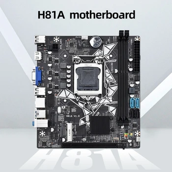 Материнская плата H81A LGA1150 Поддерживает Процессор серии XEON E3 V3 DDR3 PC RAM С Интерфейсом NGFF M.2 + WIFI Настольная Материнская плата H81A