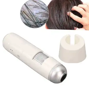 Беспроводной WIFI AI Анализатор волос на голове Детектор от 5X до 200X Детектор волосяных фолликулов Тестер влажности масла пигмента для салона красоты