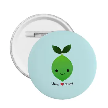 Fruit Lime Yours Kawaii Лаймовая булавка Настраиваемый значок Значки для одежды, брошь, броши, украшения, булавки для друзей