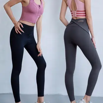Женские однотонные эластичные спортивные штаны для йоги с высокой талией, брюки для бега, облегающие леггинсы Energy Slim Body Shaper