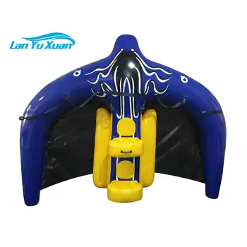 Горячая Буксируемая Надувная Трубка Flying Manta Water Ray Sport Tube, Буксируемая Летающая Надувная Лучевая Манта Для Воды
