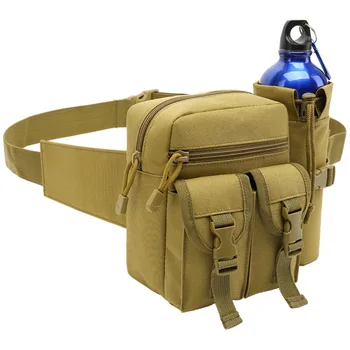 Уличная тактическая военная армейская поясная сумка Водонепроницаемая нейлоновая мужская поясная сумка для пеших прогулок, кемпинга, плечевого ремня, спортивных велосипедных нагрудных сумок