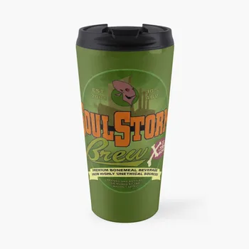 Кофейная кружка SoulStorm Brew Label для путешествий, необычная чашка для чая, термос для кофе и заваривания чая