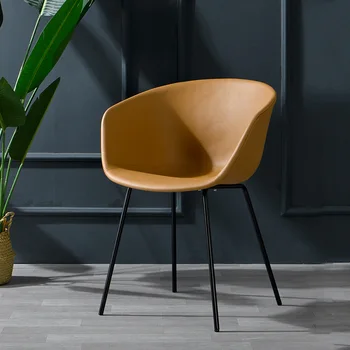 Индивидуальные кухонные обеденные стулья Nordic для гостиной, офисные одноместные обеденные стулья класса Люкс, мобильная мебель для дома Comedor YX50DC