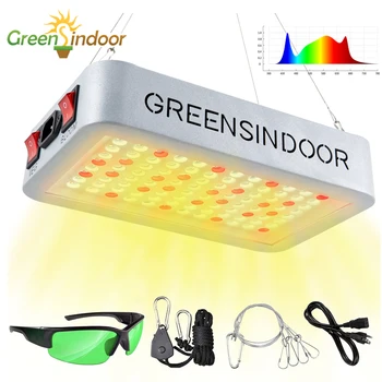 Greensindoor 2000W Grow Light Фитолампа Для растений В режиме Овощей и Цветения Полный Спектр 430 нм-780 нм Led Grow Grow Tent Box Огни