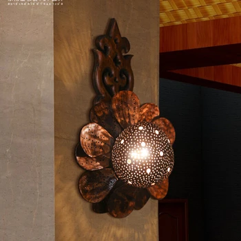 Декоративный настенный светильник для прикроватной тумбочки в спальне в стиле B & B Inn Club, настенный светильник для лестничного прохода
