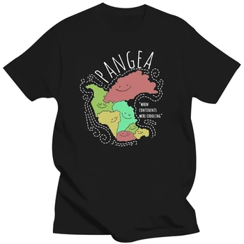 Мужская футболка с коротким рукавом, забавная геологическая футболка Reunite Pangea для геолога, женская футболка