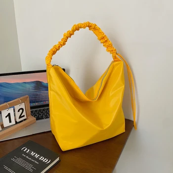 2023 Новые стильные женские сумки через плечо, холщовая повседневная милая сумка-тоут, многофункциональная, высокой плотности, популярные сумки с мягкой поверхностью для отдыха