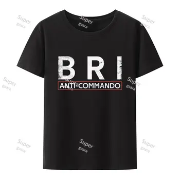 Женская футболка BRI Special Unit, Мужские Футболки с графическим рисунком, Футболки с коротким рукавом, Мужская футболка Y2k, Топы