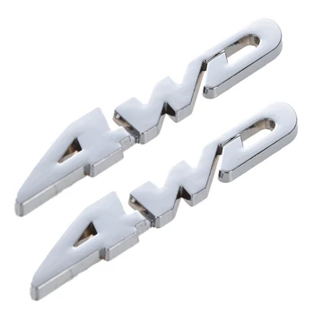 2X 4WD Водоизмещающий Автомобиль Хромированная Эмблема Значок Наклейка На Автомобиль Логотип