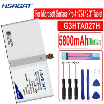 Аккумулятор для планшета HSABAT 5800mAh G3HTA027H для Microsoft Surface Pro 4 12,3 