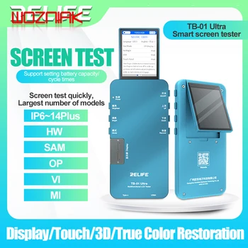 RELIFE TB-01 Ultra Intellect Screen Tester Программатор Для iPhone 6-14 PM Samsung HW Для Ремонта Гибкого Кабеля Xiaomi Оригинального Цвета