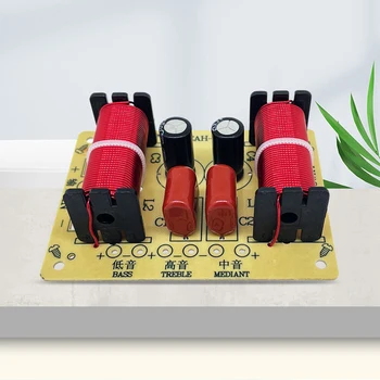 3-полосная схема кроссовера звука Динамик, фильтр высоких и средних частот, модули для ремонта, индуктор с полым сердечником с высоким тепловыделением