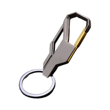Прочная металлическая гладкая цепочка для ключей, полированная и блестящая однотонная цепочка для ключей для подарков на День рождения и годовщину.