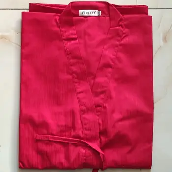 Красная летняя быстросохнущая куртка унисекс высокого качества, японская униформа для кендо, костюмы, топы для айкидо