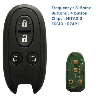 Удаленный Ключ Смарт-карты Для Suzuki Alto Wagon Hustler 315 МГц PCF7953/HITAG 3/47 Чип FCC ID: R74P1 Для российского рынка