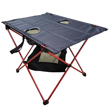 Складной стол для кемпинга на открытом воздухе Портативный сверхлегкий стол для пикника из алюминиевого сплава 7075 для пеших прогулок