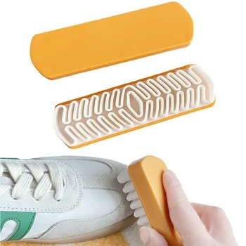 Кожаная щетка для замшевых сапог, сумок, чистящее средство для чистки обуви из белого каучукового крепа, необходимая в быту
