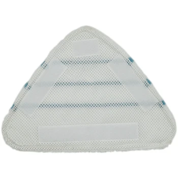 6шт Сменных прокладок для паровой швабры Треугольная Моющаяся ткань для чистки пола Насадка для швабры из микрофибры Насадка для паровой швабры