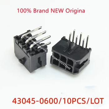 10 шт./лот разъем Molex 43045-0600 430450600 6-контактный иглодержатель оригинальный запас.