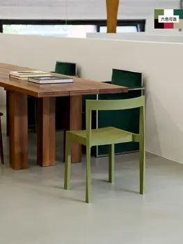 Обеденный стул для домашнего ресторана, Дизайнерский стул для отдыха, простая спинка, пластиковый стул для отдыха, Скандинавская мебель Muebles Высокого качества