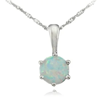 2023, Модное женское ожерелье, ювелирные изделия, подарок для девушки, Милое Геометрическое ожерелье с имитацией опала, аксессуары для женщин