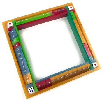 Игровая доска Shut the Box Mould Math Game Подходит для детей и взрослых 066C