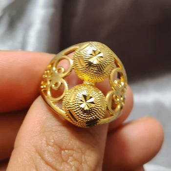 Эфиопские свадебные кольца из листового золота для женщин, Скраб-кольцо, ювелирные изделия арабских/африканских /ближневосточных проектов, подарок для женщин и девочек