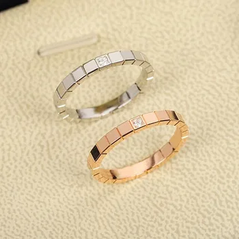 2023 Новое кольцо со льдом из стерлингового серебра 925 пробы для женской моды, простые ювелирные изделия элитного бренда, подарок для пары на вечеринку