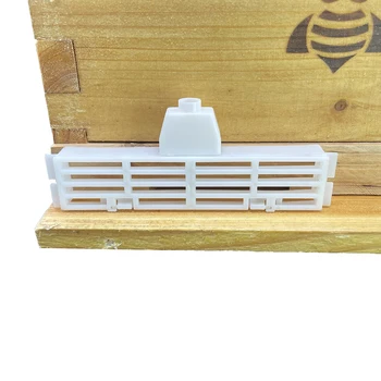 4ШТ Дверца пчелиного гнезда, Защитная планка от королевы, Двухслойный пластик, выпускающий Распорную раму Дрона, направляющую инструменты для пчеловодства роя