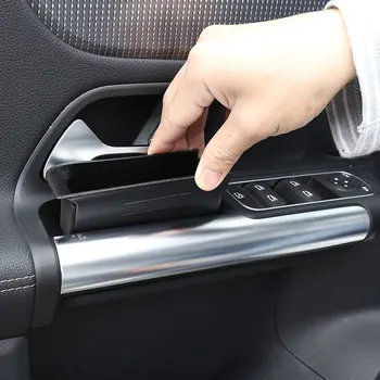 Автомобильные Аксессуары Внутренняя Дверная Ручка Подлокотник Ящик Для Хранения Держатель Крышки Для Mercedes Benz B GLB Class W247 X247 2019 2020 2021